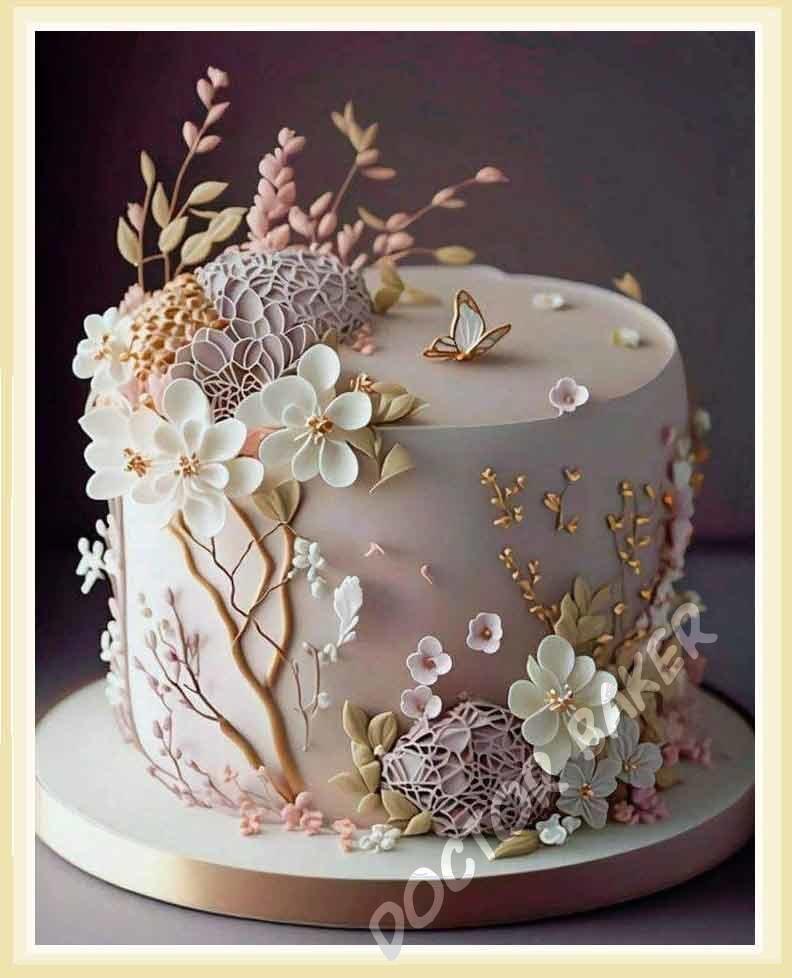 Небольшой торт на свадьбу