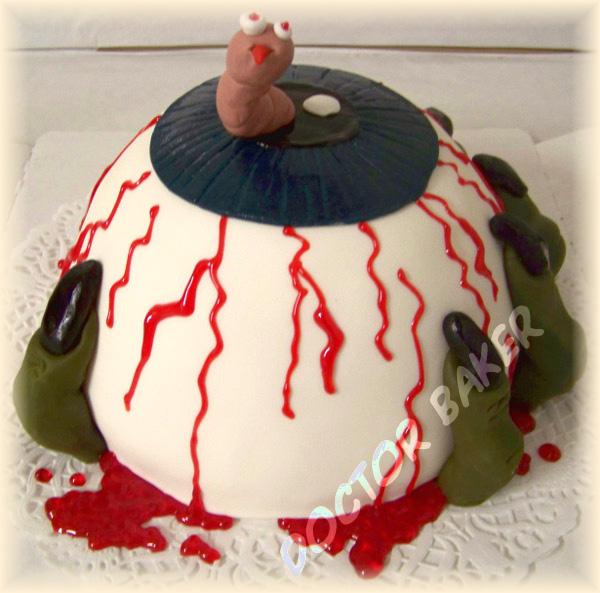 Торт МОЗГИ Красный Бархат! Или как сделать Торт на Хэллоуин. Урок!