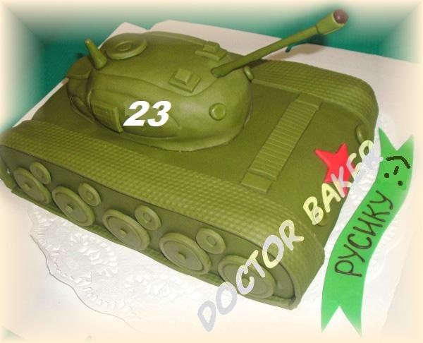 танк из мастики для торта / how to make a tank cake . ТУ 34 на торт. Танинторт
